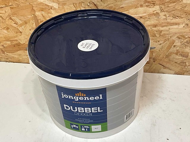 Jongeneel muurverf 10l wit voor binnen (2x) - afbeelding 4 van  5