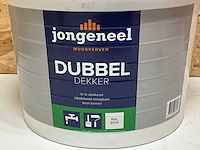 Jongeneel muurverf ral 9010 10l (4x) - afbeelding 3 van  4