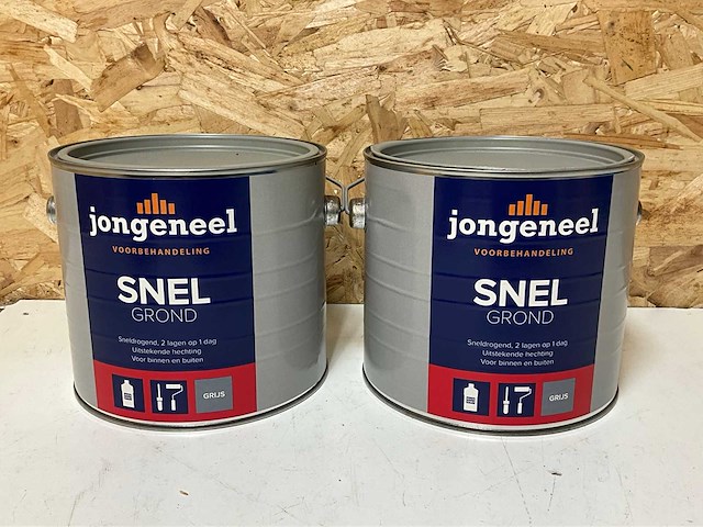 Jongeneel snelgrondverf 2,5 liter (2x) - afbeelding 1 van  4