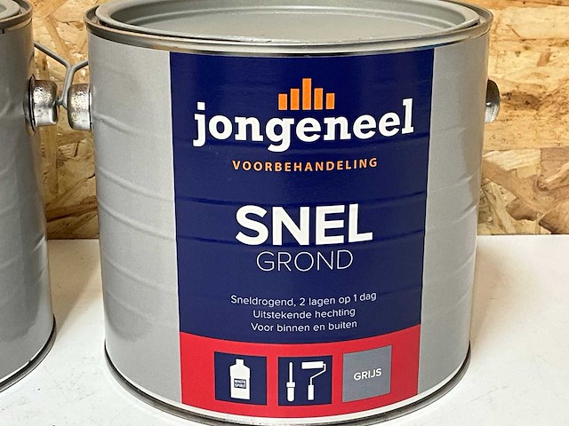 Jongeneel snelgrondverf 2,5 liter (2x) - afbeelding 2 van  4