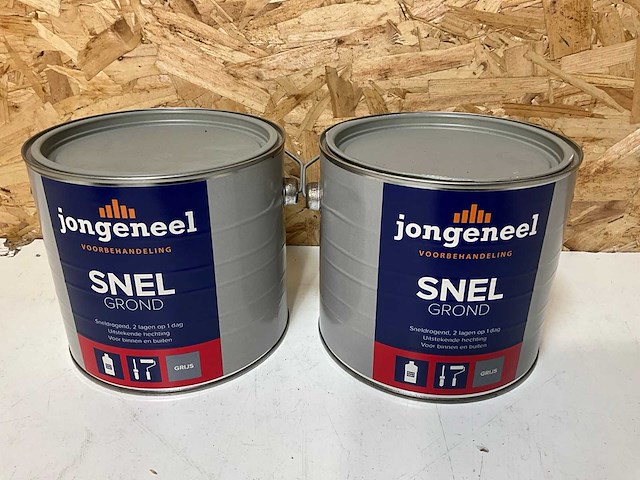 Jongeneel snelgrondverf 2,5 liter (2x) - afbeelding 4 van  4