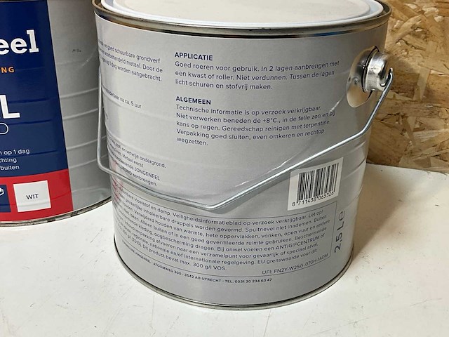 Jongeneel snelgrondverf 2,5 liter (4x) - afbeelding 4 van  4
