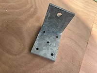 Jonkers hoekblikken - 120x100x80 mm - gegalvaniseerd - bouwmateriaal (68x) - afbeelding 7 van  8