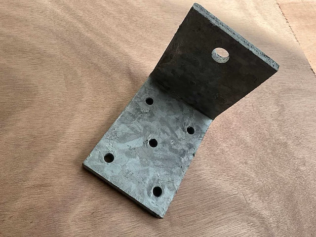 Jonkers hoekblikken - 120x100x80 mm - gegalvaniseerd - bouwmateriaal (68x) - afbeelding 4 van  8