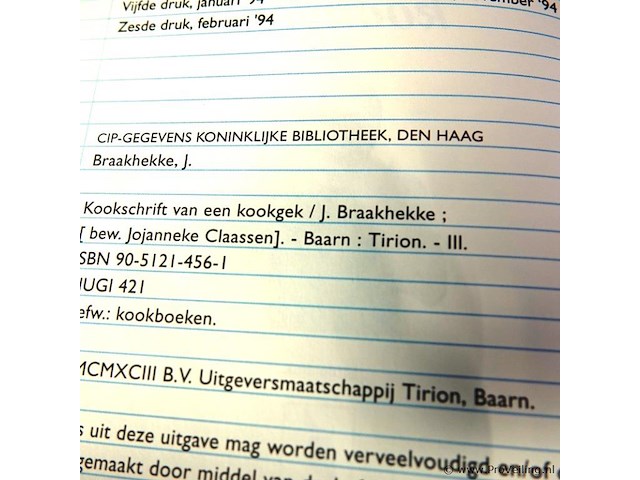 Joop braakhekke. kookschrift van een kookgek - afbeelding 2 van  5