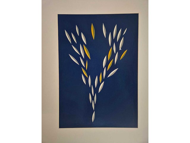 Joop verhagen - collage - 100 x 70 cm. - afbeelding 1 van  2
