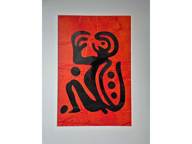 Joop verhagen - collage - 90 x 70 cm. - afbeelding 1 van  2