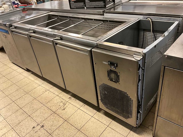 Jordao - estatica 800 3p sls - koelwerkbank met koelbak - afbeelding 3 van  10