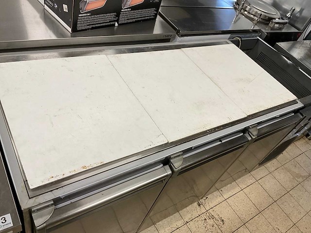 Jordao - estatica 800 3p sls - koelwerkbank met koelbak - afbeelding 7 van  10