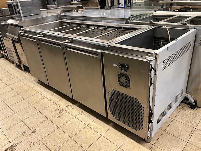 Jordao - estatica 800 3p sls - koelwerkbank met koelbak - afbeelding 1 van  11