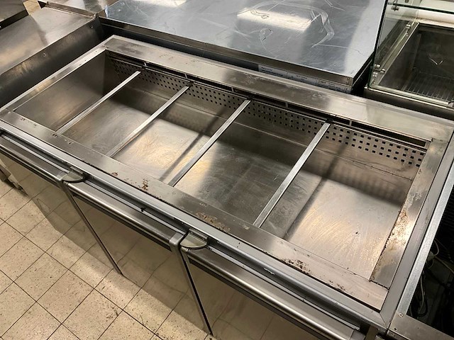 Jordao - estatica 800 3p sls - koelwerkbank met koelbak - afbeelding 10 van  11