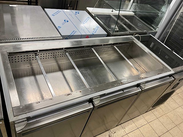 Jordao - estatica 800 3p sls - koelwerkbank met koelbak - afbeelding 3 van  9