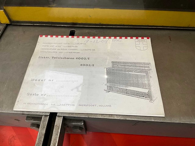 Jorg 4002/e guillotineschaar - afbeelding 5 van  6