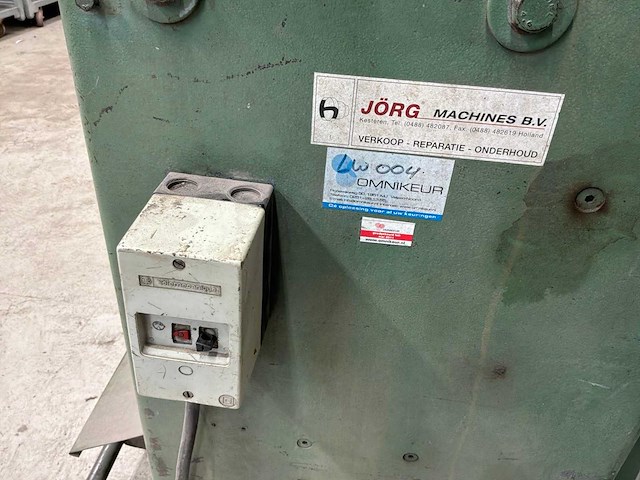 Jorg 4003/e platenschaar 400v - afbeelding 7 van  7