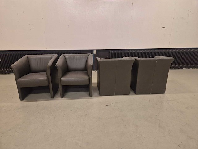Jori - design - fauteuils - arm chairs (4x) - afbeelding 7 van  9