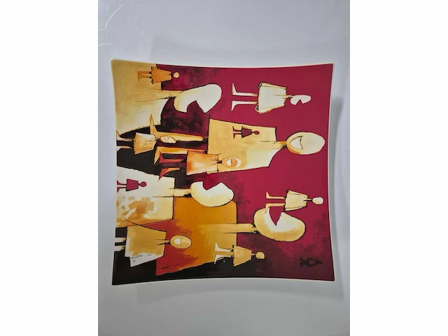 Jos gielen - keramiek - 27 x 27 - afbeelding 2 van  4