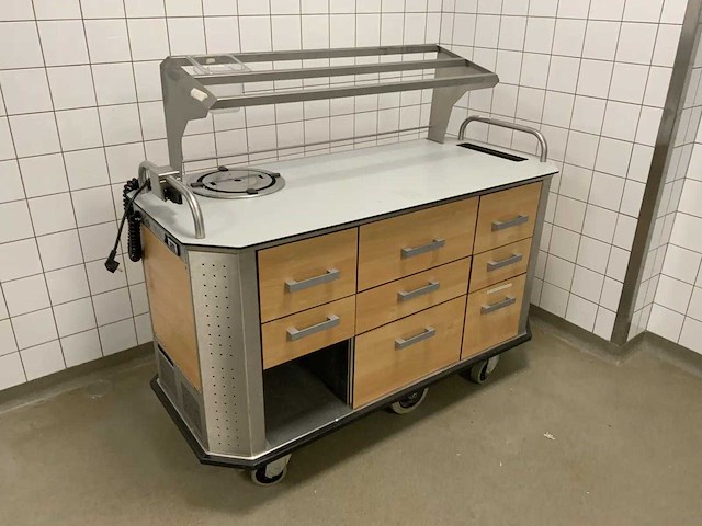 Jos ten berg - mark ll - elektrisch aangedreven gekoelde serveerwagen - afbeelding 1 van  11