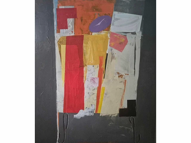 Jos verwiel - acryl op doek - 130 x 160 - afbeelding 1 van  5
