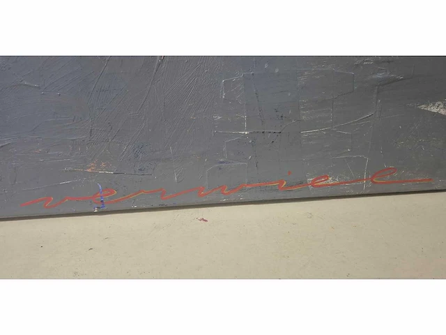 Jos verwiel - acryl op doek - 130 x 160 - afbeelding 4 van  5