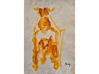 Joseph beuys - inkt op papier - 50 x 40