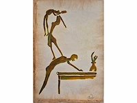 Joseph beuys - inkt op papier -50 x 40