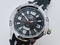 Joshua & sons jx110ssb-m herenhorloge - afbeelding 2 van  6