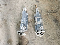 Jost - alimunium 80 cm max 144 cm - steun poten - afbeelding 1 van  4