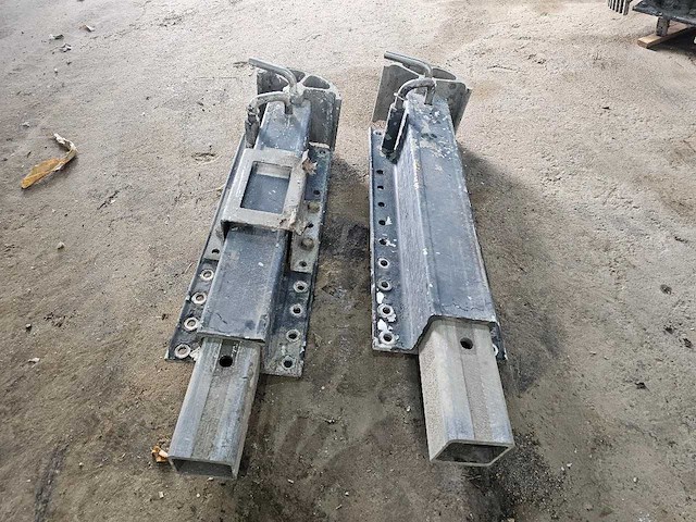 Jost - alimunium 80 cm max 144 cm - steun poten - afbeelding 3 van  4