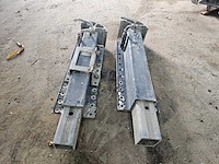 Jost - alimunium 80 cm max 144 cm - steun poten - afbeelding 3 van  4