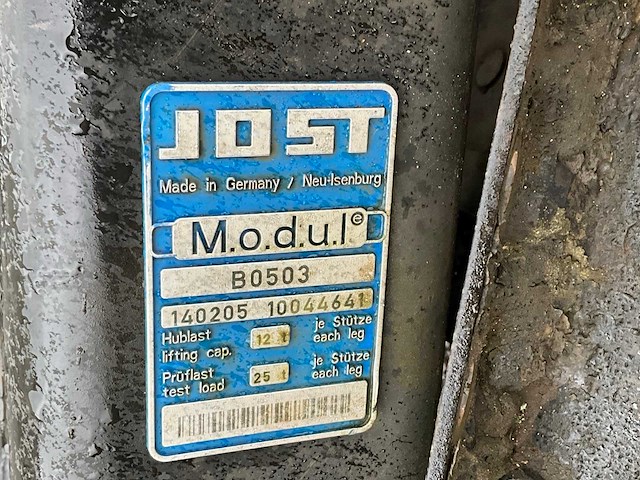 Jost vrachtwagen steunpoot (12x) - afbeelding 7 van  8