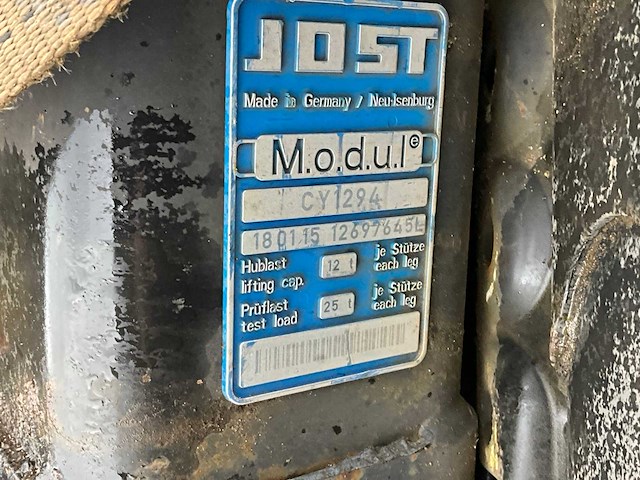 Jost vrachtwagen steunpoot (12x) - afbeelding 8 van  8