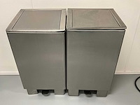 Josto rvs afvalzakhouder (2x) - afbeelding 2 van  5