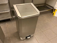 Josto rvs pedaalemmer prullenbak - afbeelding 1 van  6