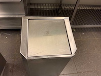 Josto rvs pedaalemmer prullenbak - afbeelding 3 van  6