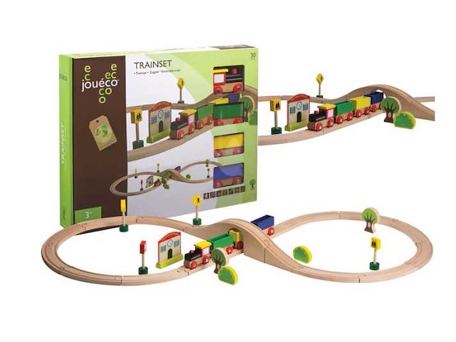 Jouéco - treinset (18x) - afbeelding 1 van  3