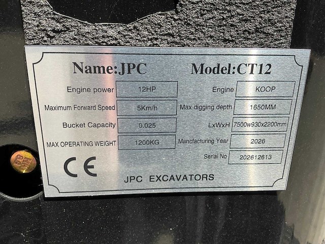 Jpc ct-12 minigraafmachine - afbeelding 21 van  28
