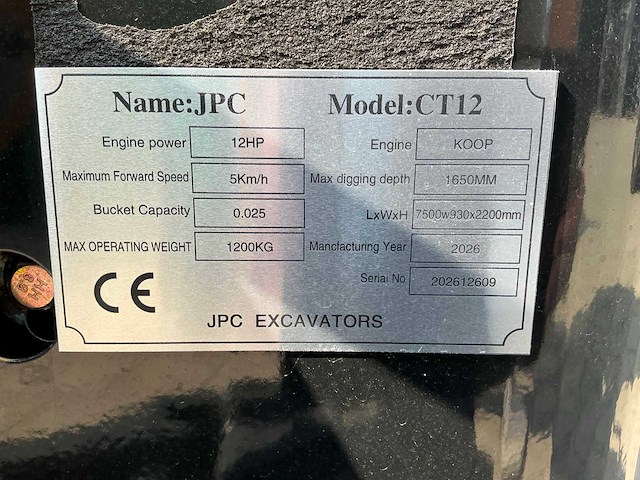 Jpc ct-12 minigraafmachine - afbeelding 24 van  30