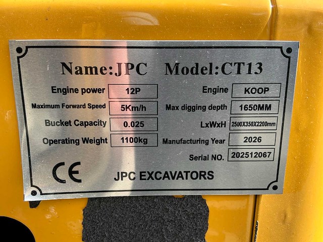 Jpc ct-13 minigraafmachine - afbeelding 22 van  26
