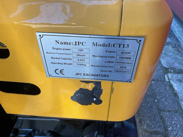 Jpc ct13 minigraafmachine - afbeelding 5 van  21