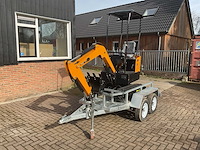Jpc ht12 op trailer minigraafmachine - afbeelding 8 van  15