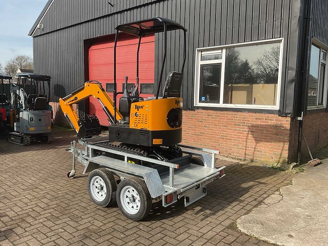 Jpc ht12 op trailer minigraafmachine - afbeelding 11 van  15