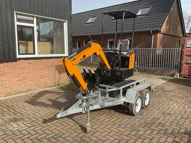 Jpc ht12 op trailer minigraafmachine - afbeelding 12 van  25