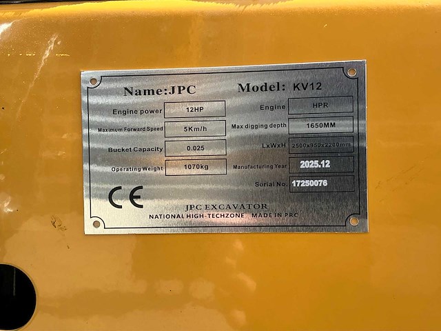 Jpc kv-12 minigraafmachine - afbeelding 11 van  19