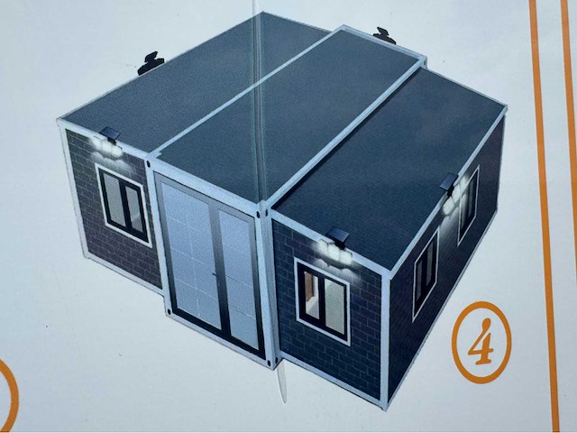 Jq shelter - 2026 - mantelzorg woning foldable house - mantelzorgunit/kantoor 35 m2, foldable uitklapbaar - afbeelding 3 van  29