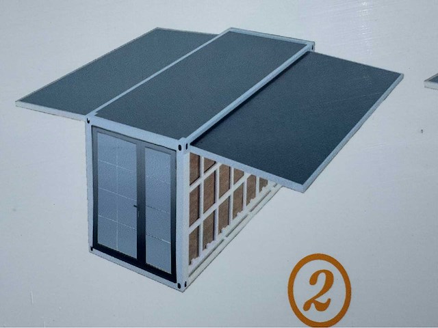 Jq shelter - 2026 - mantelzorg woning foldable house - mantelzorgunit/kantoor 35 m2, foldable uitklapbaar - afbeelding 5 van  29