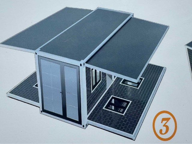 Jq shelter - 2026 - mantelzorg woning foldable house - mantelzorgunit/kantoor 35 m2, foldable uitklapbaar - afbeelding 6 van  29