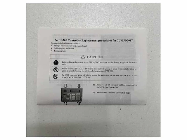 Jrc handset 7umjd0017 for jss-710/720 - afbeelding 6 van  6