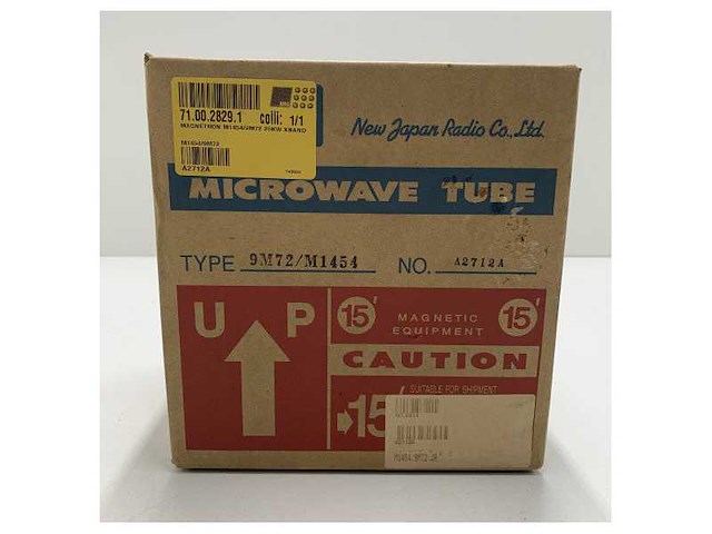 Jrc x-band 25 kw radar magnetron - m1454/9m72 - afbeelding 4 van  7