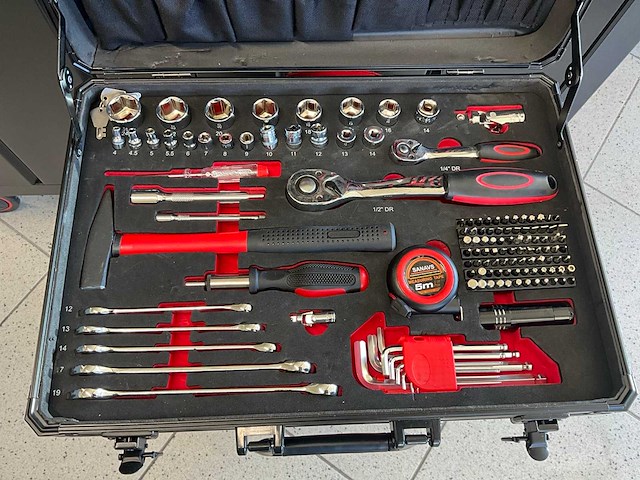 Js 145 pcs. gereedschapskoffer - afbeelding 2 van  3