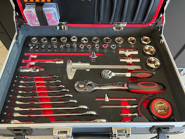 Js 172 pcs. gereedschapskoffer - afbeelding 3 van  4